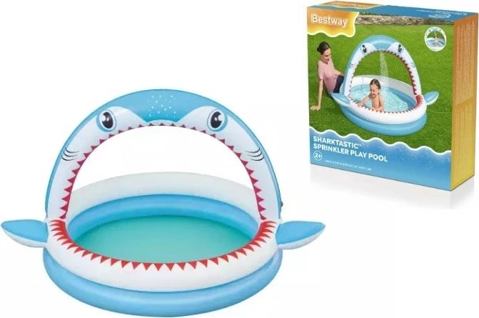 Pishinë Bestway Shark 163x127x92cm, Blu