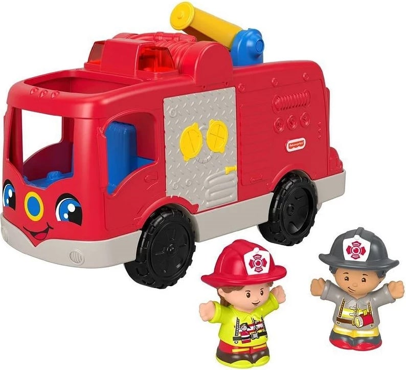 Lodër zjarrfikëse Fisher Price Little Explorer, e kuqe