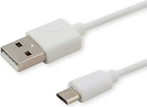 Kabllo Savio USB - micro USB 2.0, 1m, e bardhë