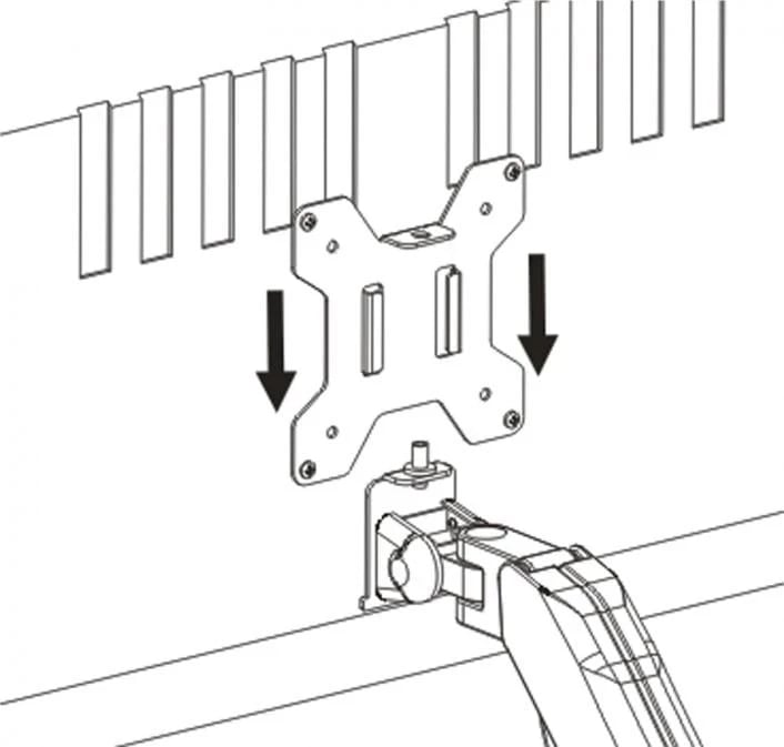 Mbajtës për monitor Mount ART,  L-11GD ART, Desktop 7kg 