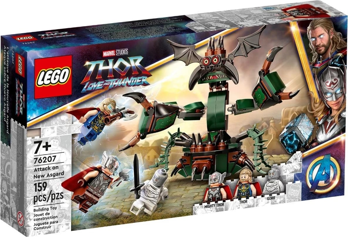 Set LEGO Super Heroes 76207, Attack on New Asgard, 159 pjesë