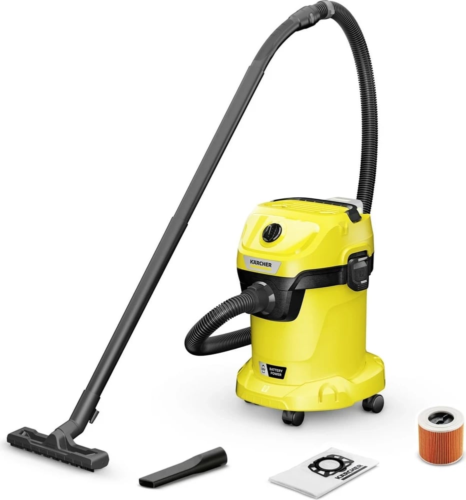 Fshesë me kova KARCHER WD 3-18 V-17/20, e zezë