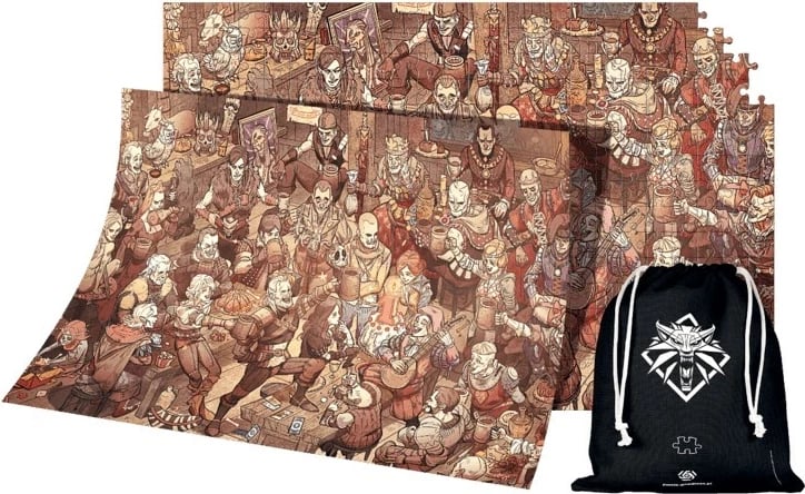 Puzzle The Witcher 1000 copë, Cenega Publishing, Shumëngjyrësh