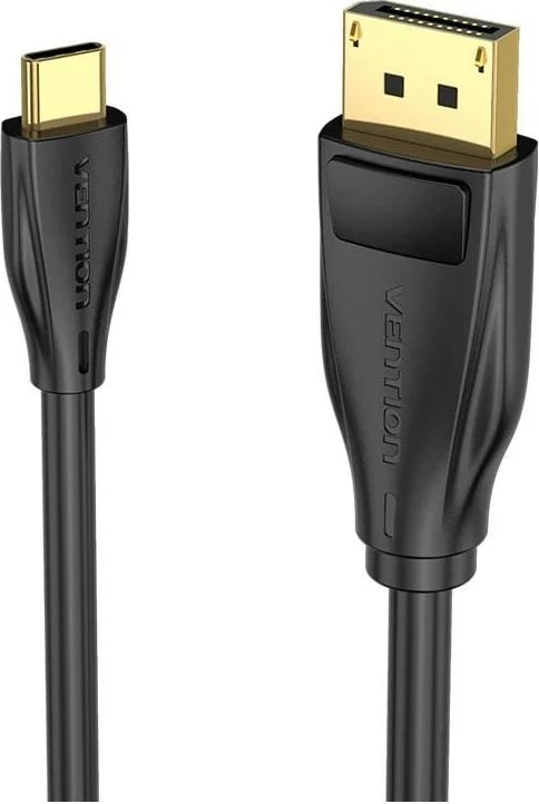 Kabëll Vention USB-C - DisplayPort 1.4, 8K 60Hz/4K 120Hz, 1.5m, zi