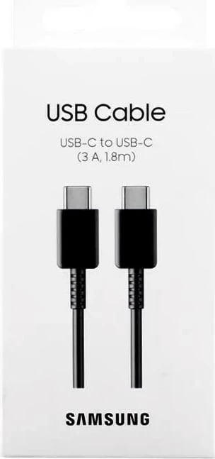 Kabëll USB-C në USB-C Samsung EP-DX310JB, 1.8m, i zi