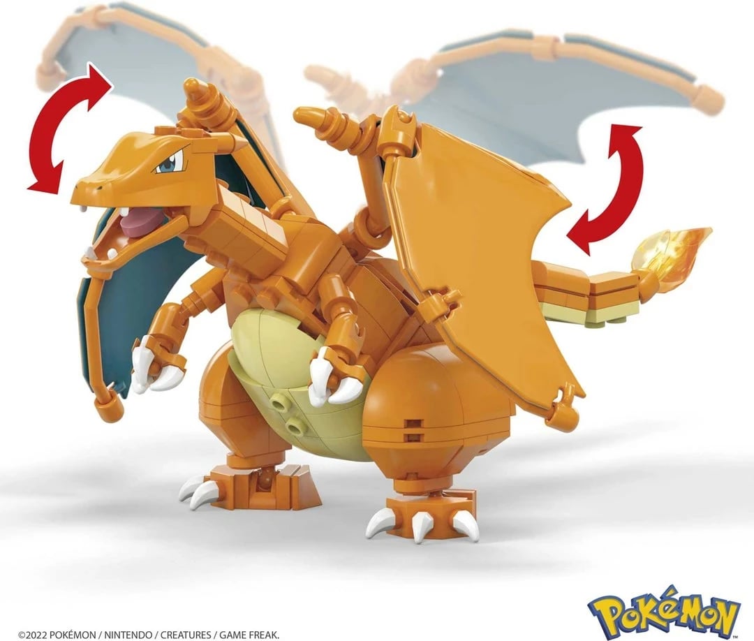 Set ndërtimi MATTEL MEGA Pokémon Charizard, Blu