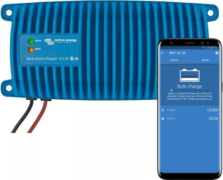 Karikues Victron Energy Blue Smart IP67 12/25, Blu