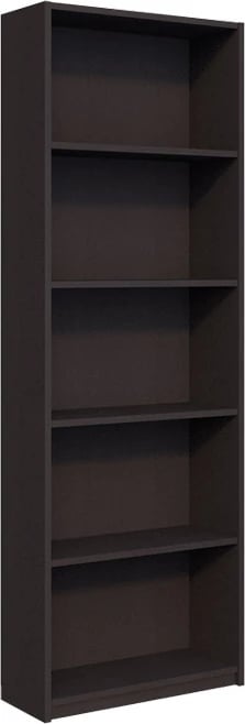 Raft librash pakoworld, ngjyrë antracit, 58x23x170cm