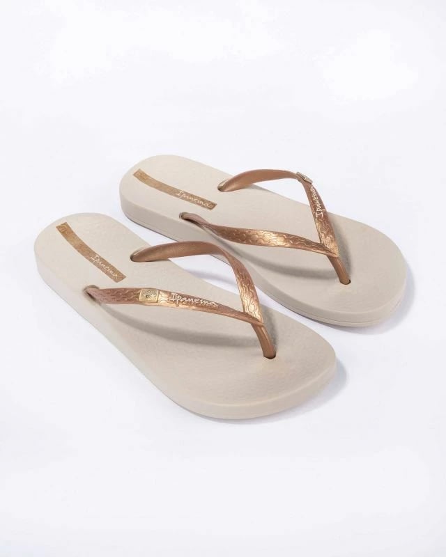 Flip-flops femra Ipanema, bezhë/krem