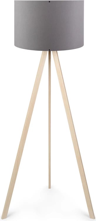 Llambë dyshemeje PWL-1060 pakoworld Ε27 natyrale-gri D38x140cm