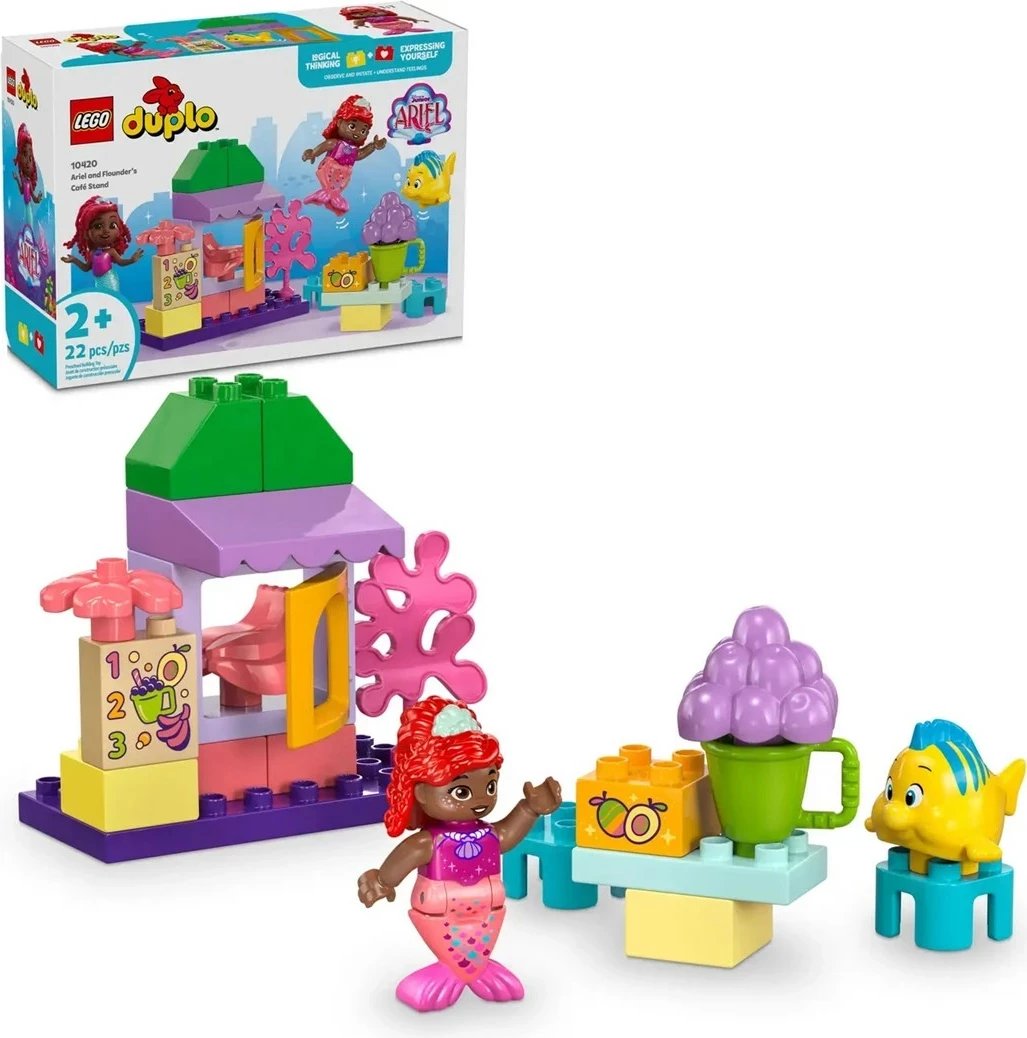 Set LEGO DUPLO 10420 Ariel dhe Flounder, 22 pjesë
