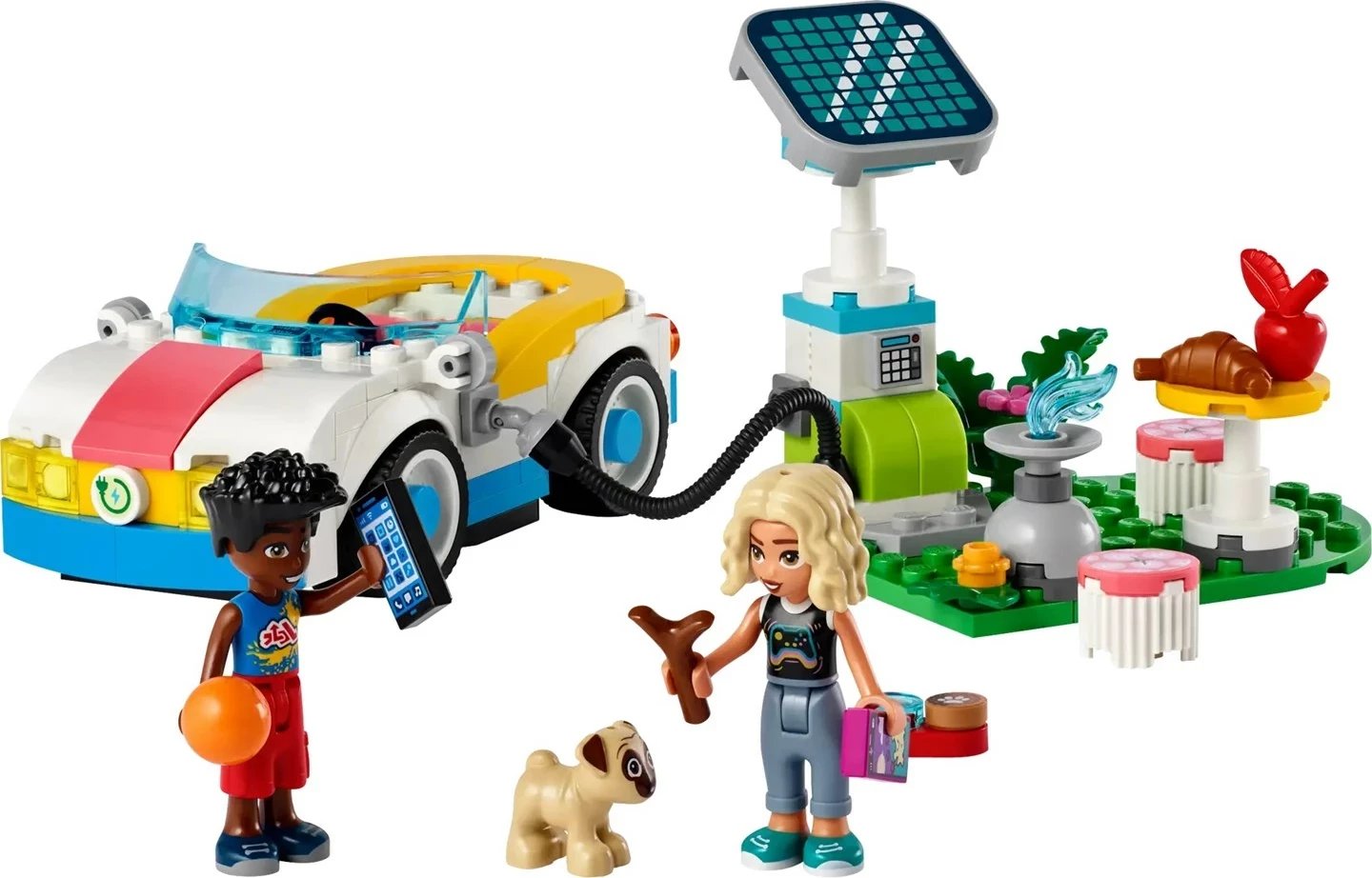 Set LEGO Friends 42609 Electric Car and Charger