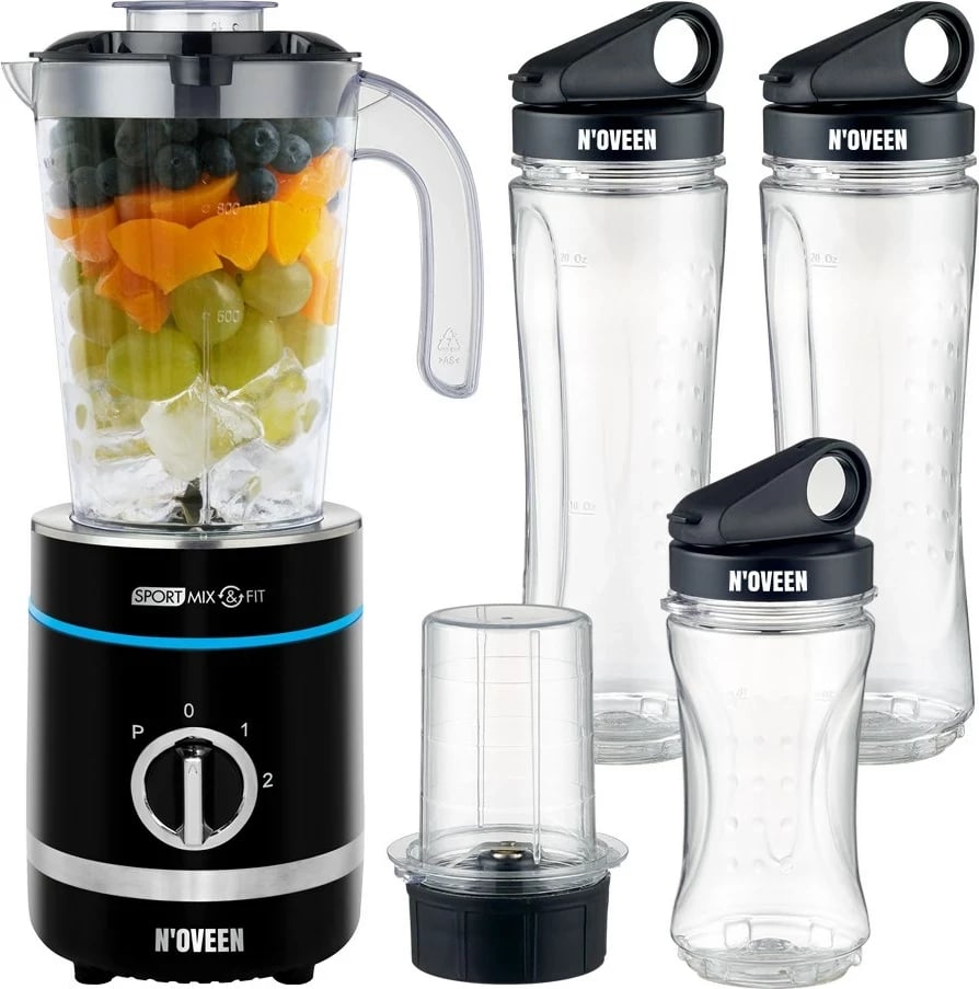 Blender tavoline N'OVEEN Sport Mix & Fit SB2000 X-LINE, i zi