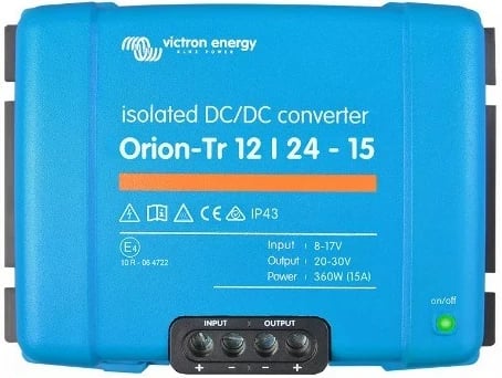 Konvertues për makinë Victron Energy Orion-Tr 12/24-15A 360 W, Blu