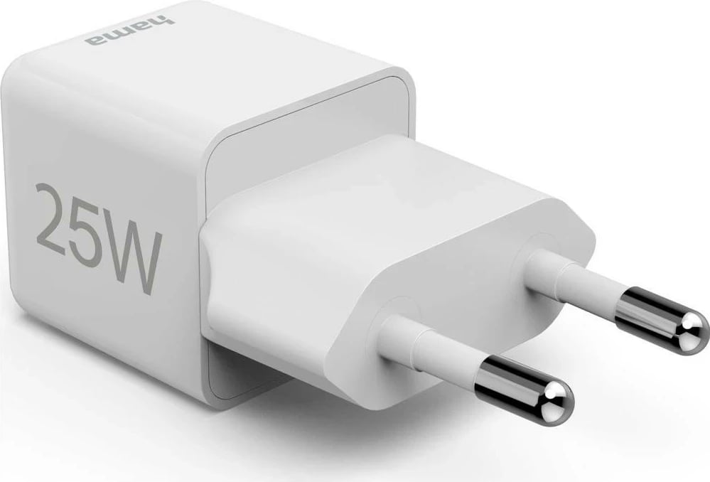 Karikues rrjeti Hama supermini 25W PD/QC 1x USB-C i bardhë