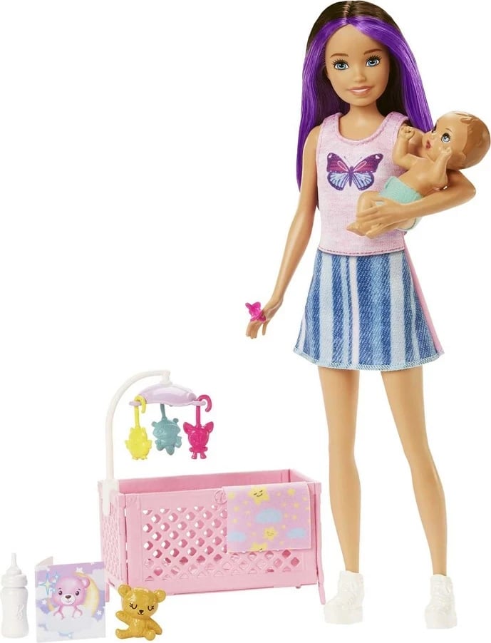 Lodër Barbie Skipper Babysitters Inc., MATTEL, Shumëngjyrëshe