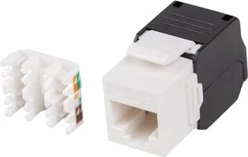 Modul Keystone LANBERG RJ45, UTP kat. 6, argjendtë