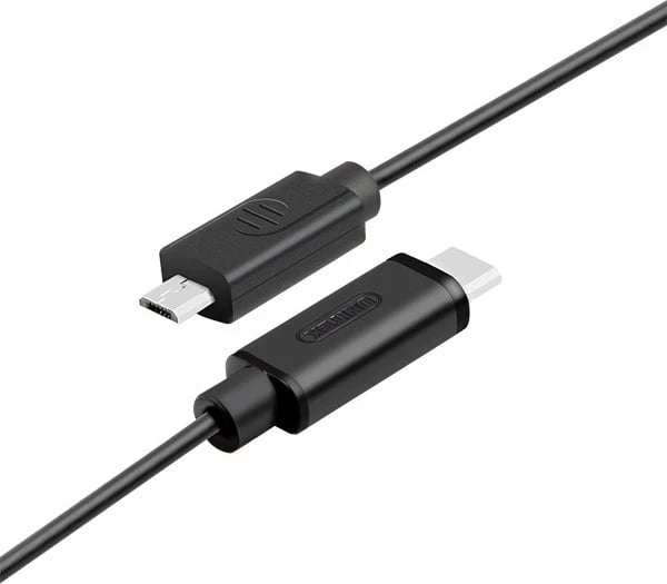 Kabllo karikuese Unitek USB-C, 1m, e zezë