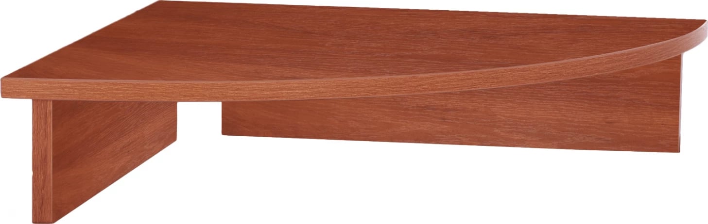 Bazë monitori për zyre, trekëndëshe, ngjyrë druri molle, FH2451.04, 50x50x11.6 cm
