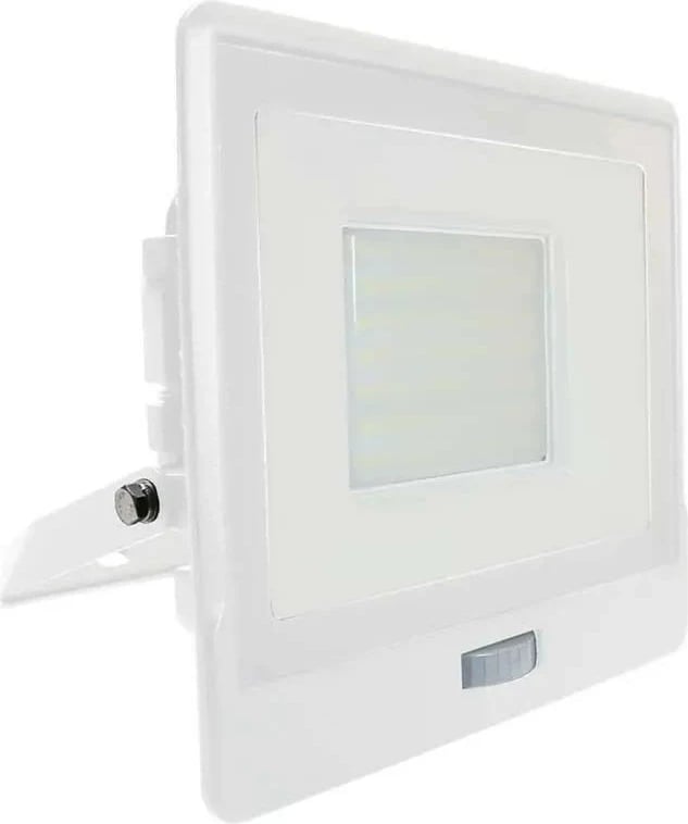 Projektor LED V-TAC VT-158S me sensor lëvizjeje, 50W, i bardhë