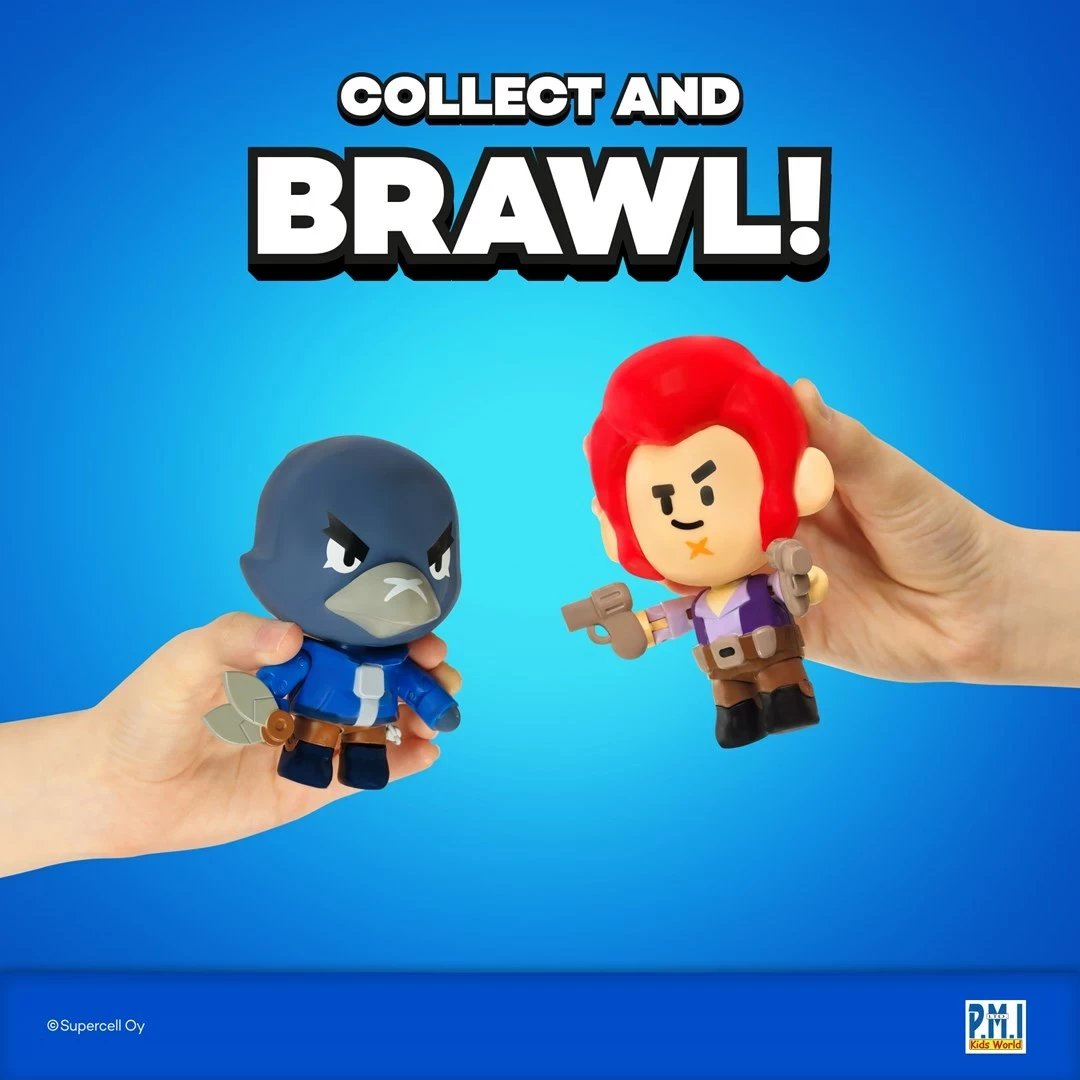 Figurë aksioni Brawl Stars S1, P.M.I. Kids World, Colt, 11cm