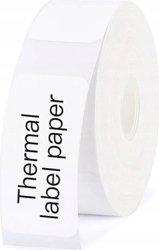 Etiketa termale NiiMbot T15*30-210, e bardhë