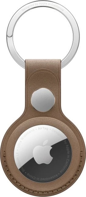 Apple AirTag FineWoven Key Ring, Taupe