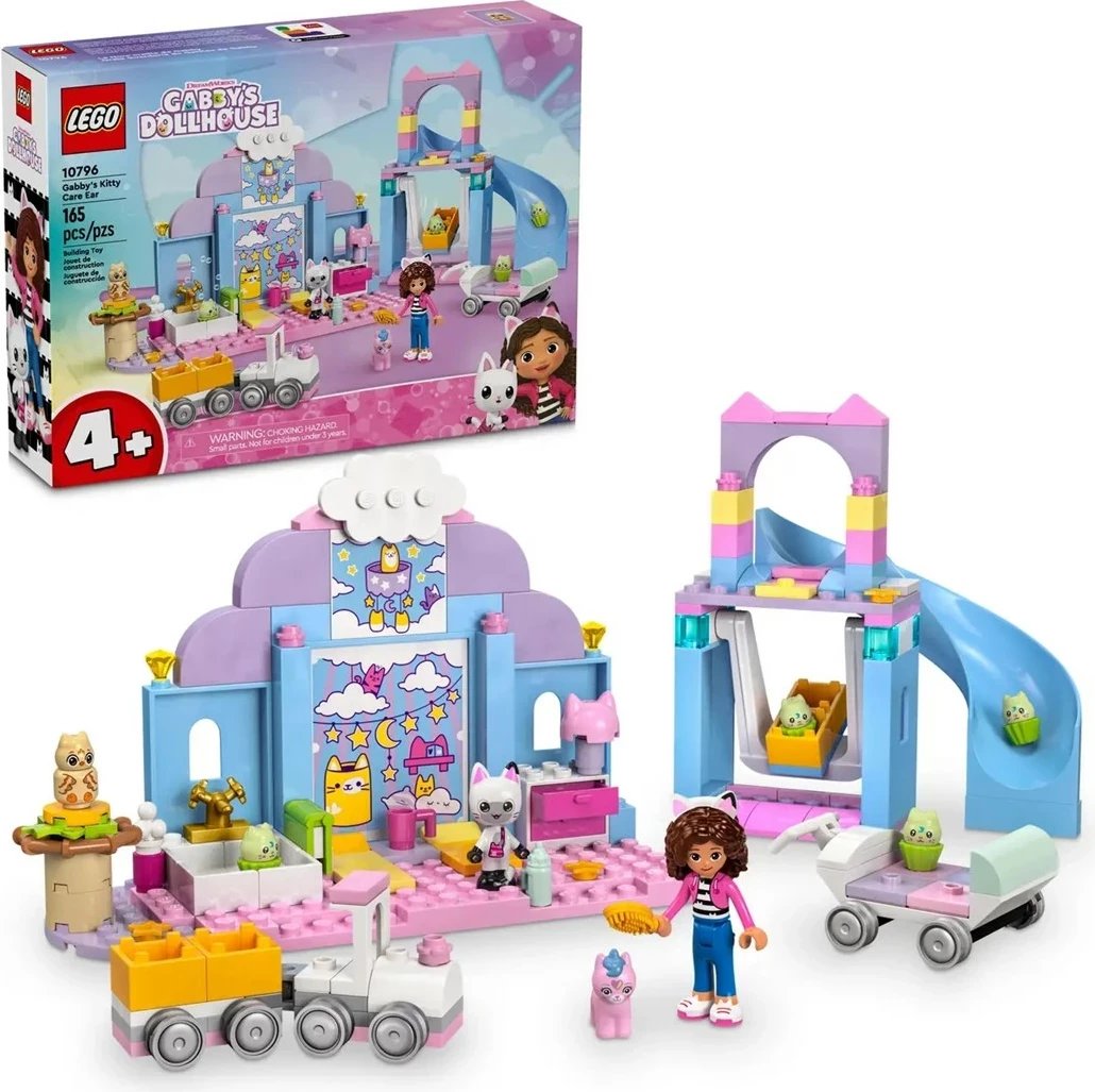 Lego Gabby’s Dollhouse 10796, Kujdesi për Mace, 165 Pjesë