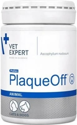 Suplement për dhëmbë VetExpert Plaque Off, 20 g