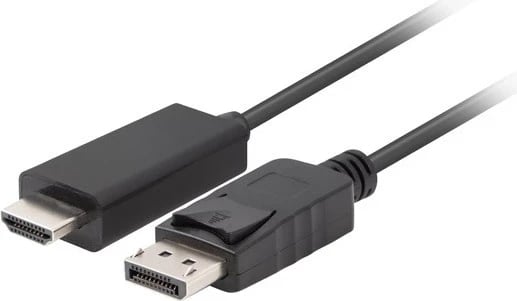 Kabllo Displayport-HDM Lanberg, 1.8m, e zezë
