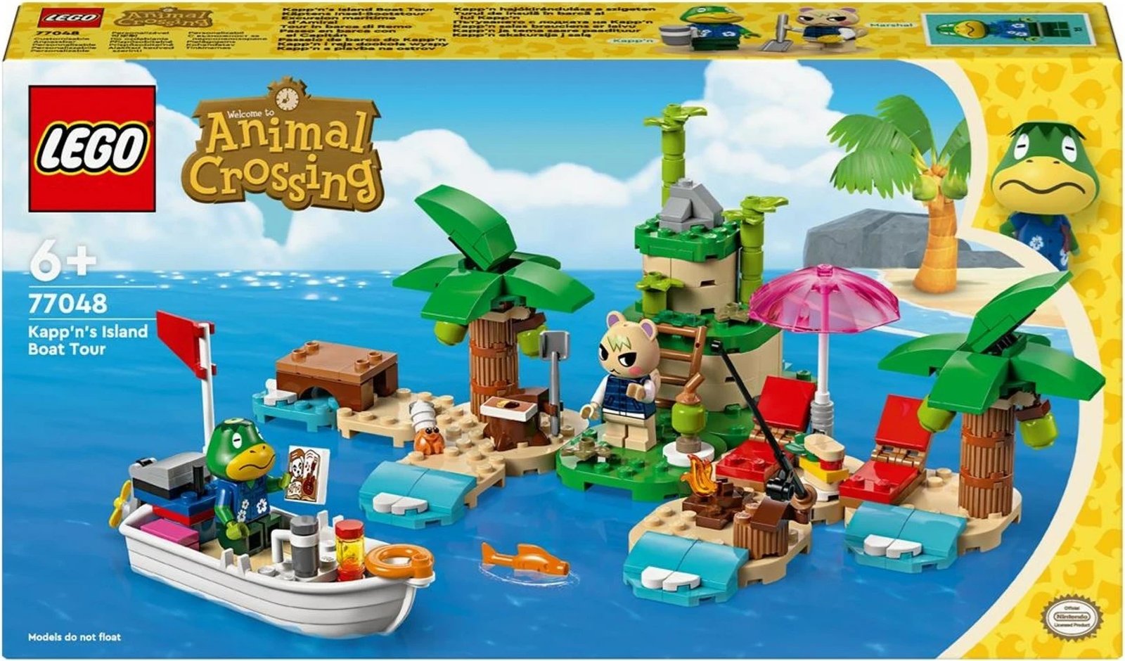 Set LEGO Animal Crossing 77048 Kapp'n's Island Boat Tour