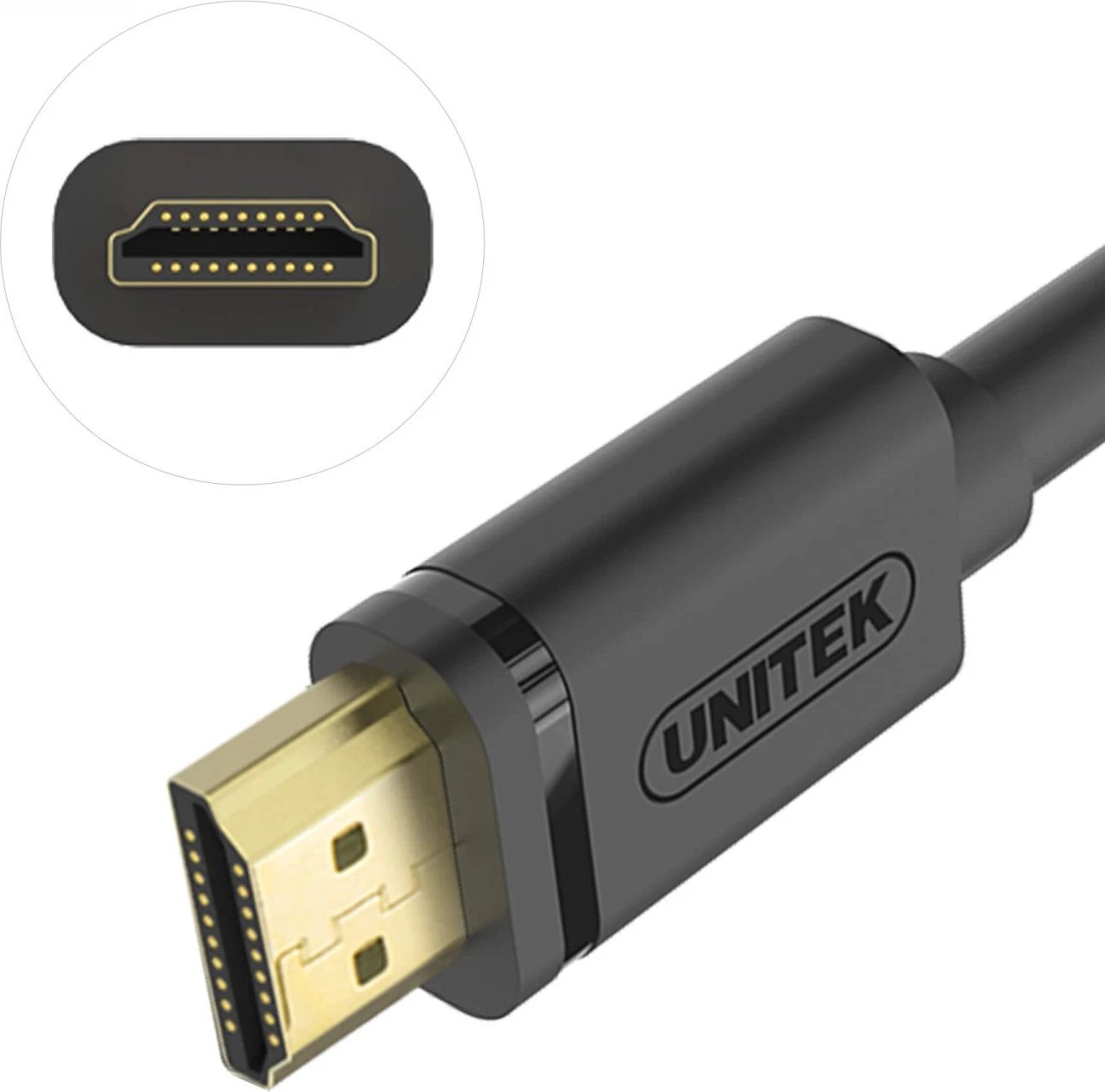 Kabllo HDMI Unitek, e zezë