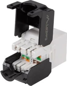 Modul Keystone LANBERG RJ45, UTP kat. 6, argjendtë