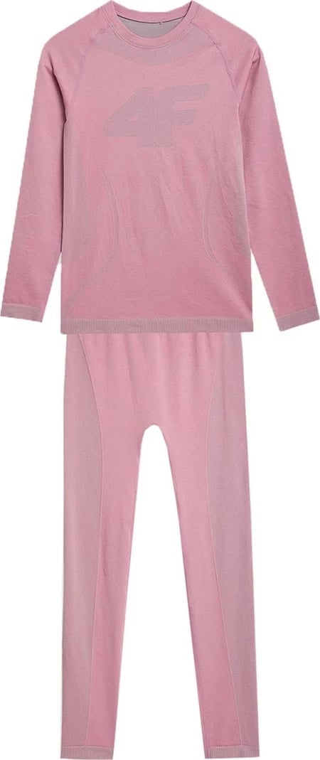 Set të brendshme pa qepje për vajza 4F F109, Roze e errët, 164 cm