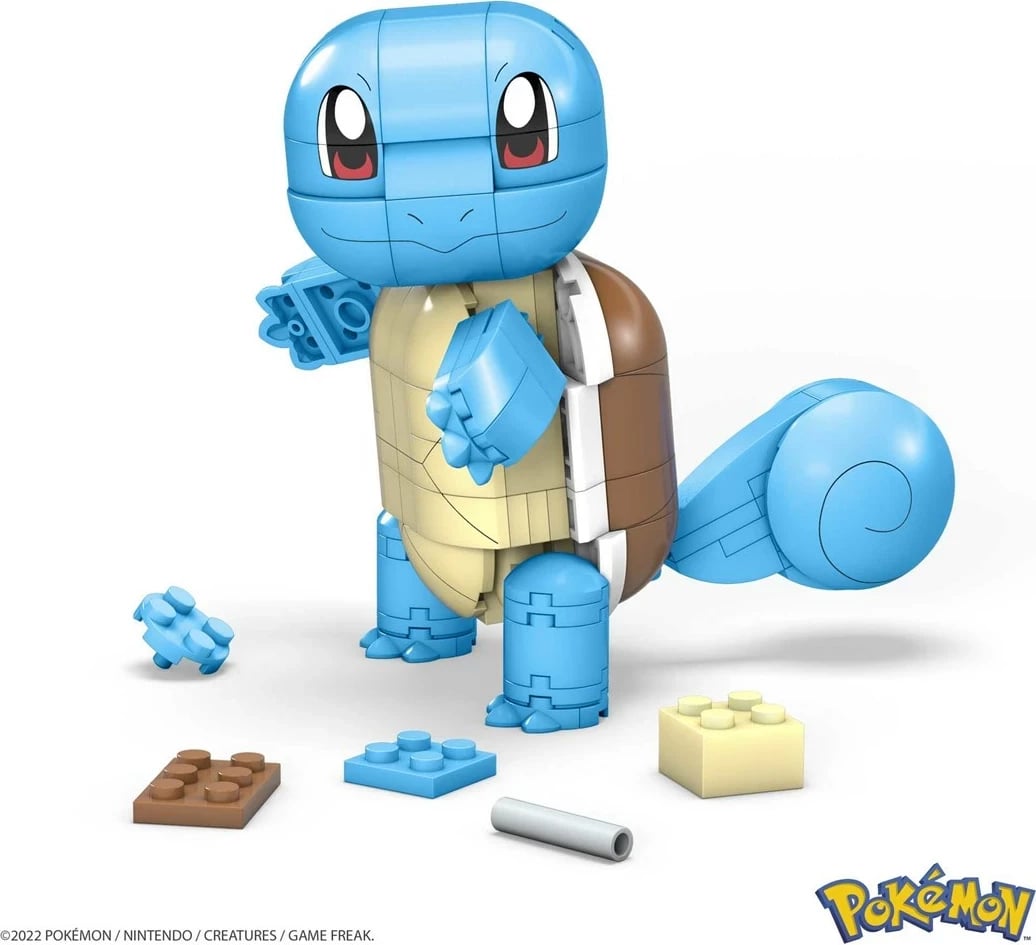 Set ndërtimi MATTEL MEGA Construx Pokémon Squirtle, Blu