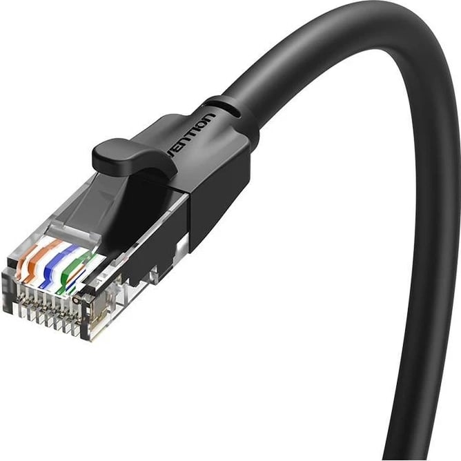 Kabëll rrjeti Vention RJ-45/RJ-45, 15m, i zi