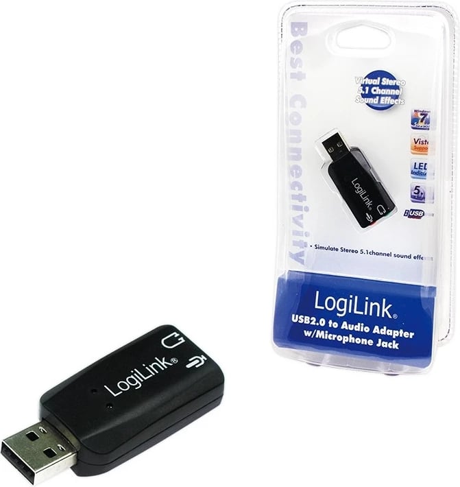 Kartë zanore LogiLink USB, 5.1 kanale