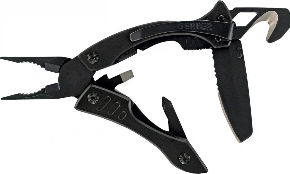 Multitool Gerber Crucial, e zezë