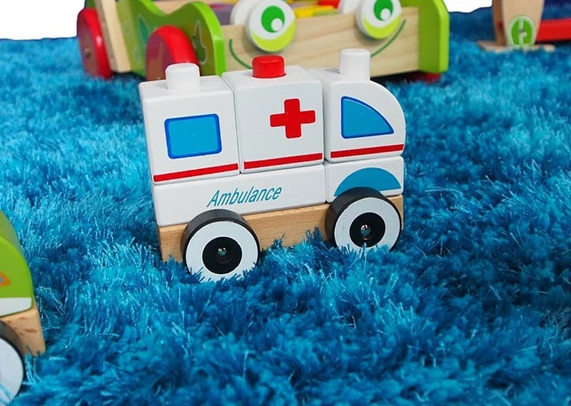 Makina lodër druri IBOX, Ambulancë, e bardhë