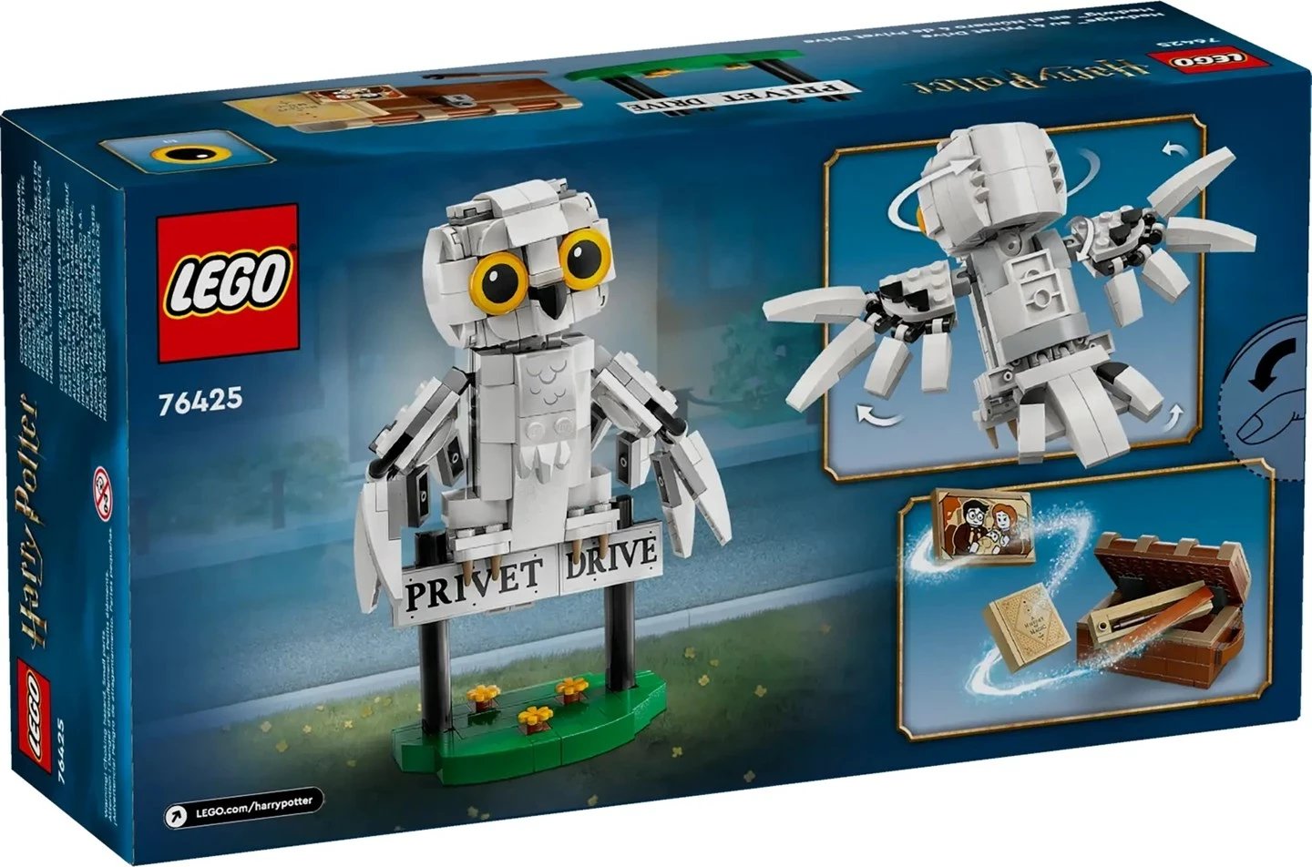 Set LEGO Harry Potter 76425 Hedwig te 4 Privet Drive