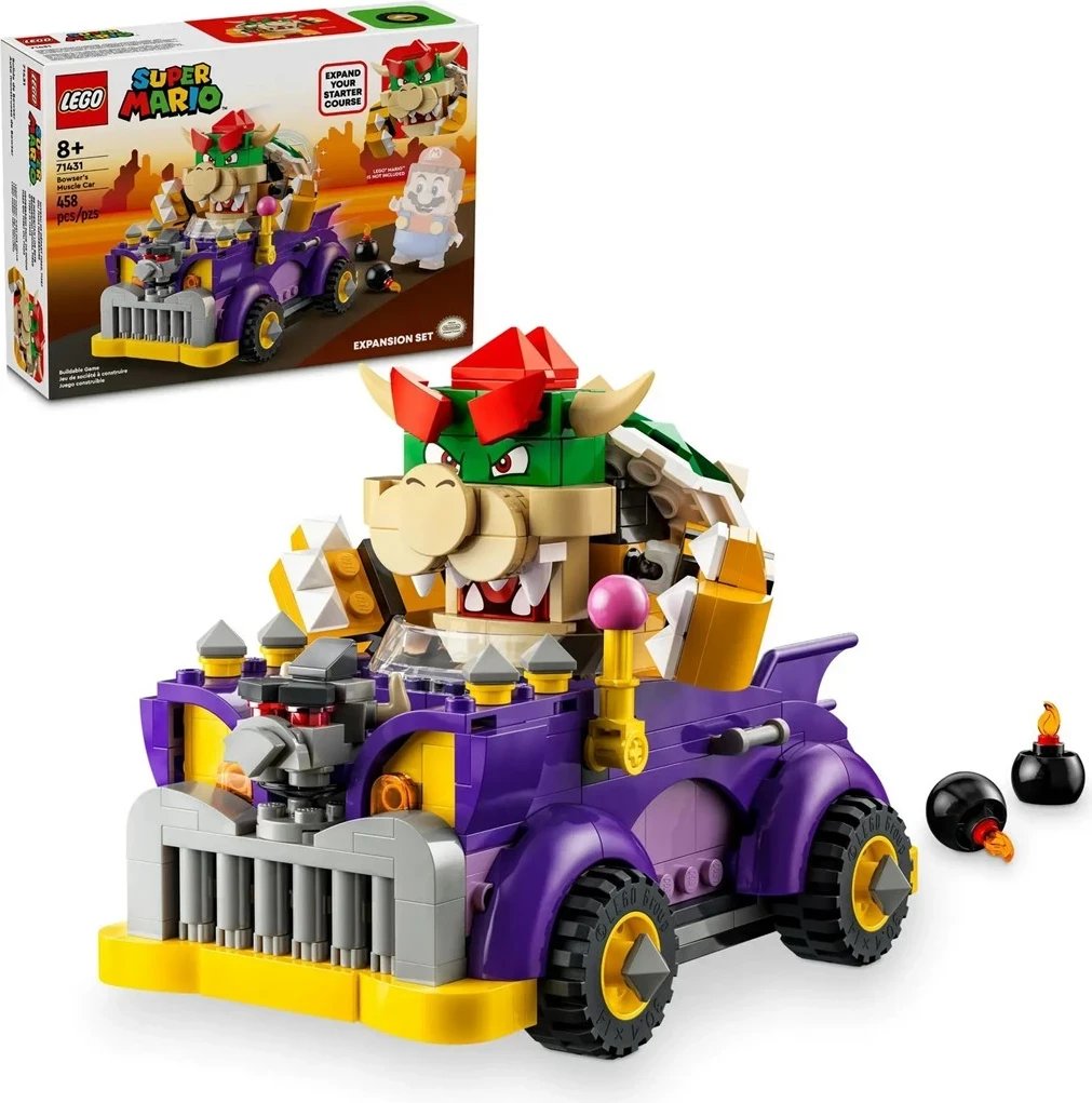 Set LEGO Super Mario 71431, Bowser's Muscle Car