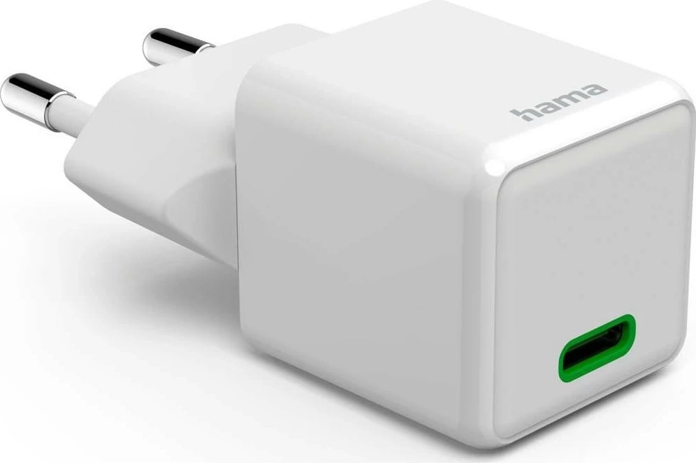 Karikues rrjeti Hama supermini 25W PD/QC 1x USB-C i bardhë