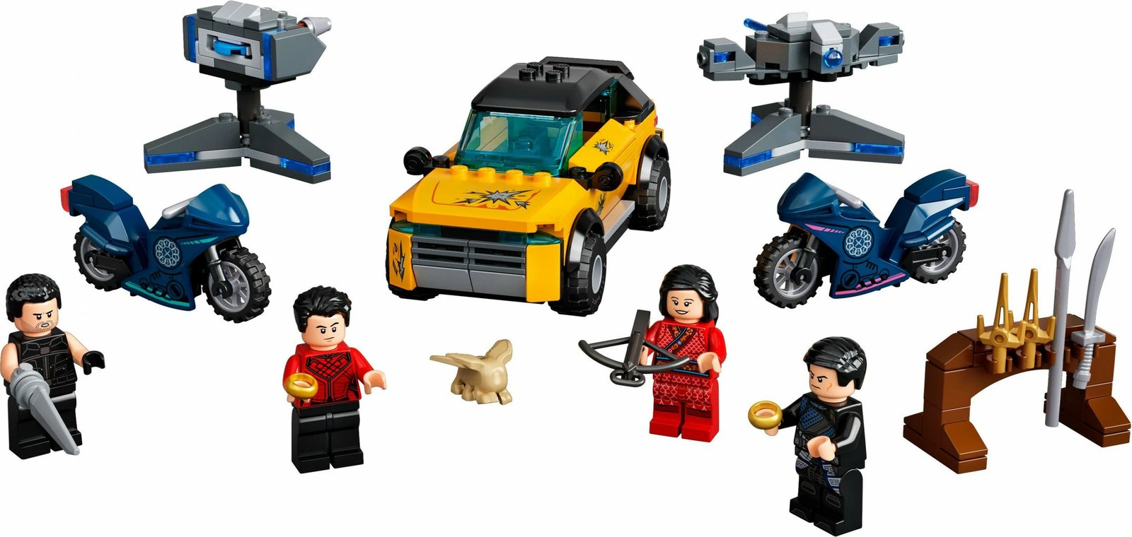 Set ndërtimi LEGO Marvel Avengers Escape from The Ten Rings, 321 pjesë, plastikë