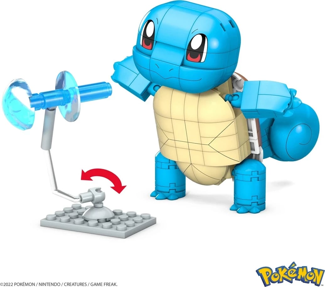 Set ndërtimi MATTEL MEGA Construx Pokémon Squirtle, Blu