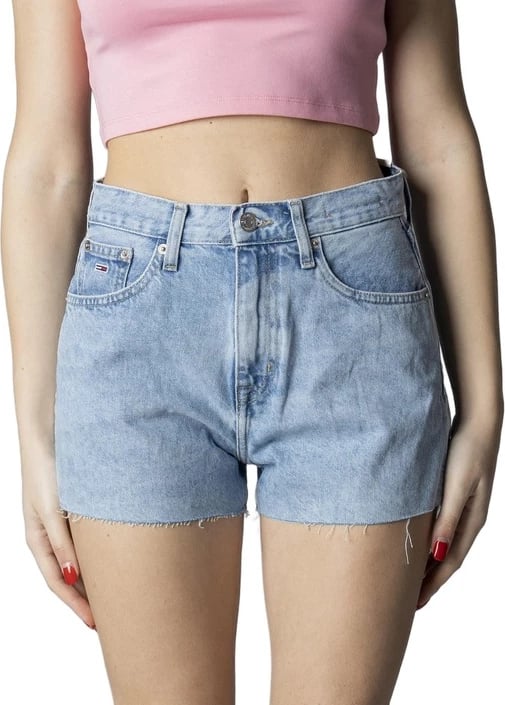 Pantallona të shkurtra për femra Tommy Hilfiger Jeans, të kaltërta