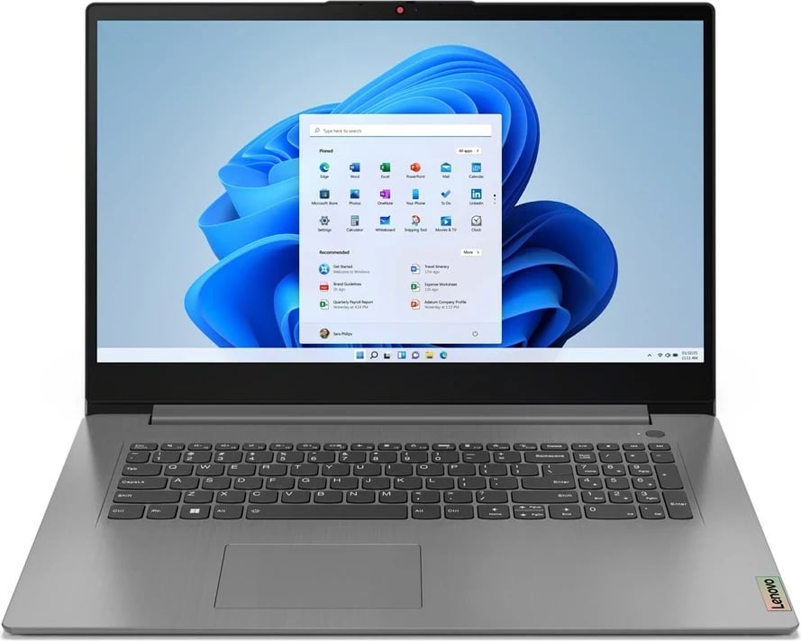 Laptop Lenovo IdeaPad 3 17IAU7, Intel Core i5 i5-1235U, 16 GB RAM, 512 GB SSD, Gri
