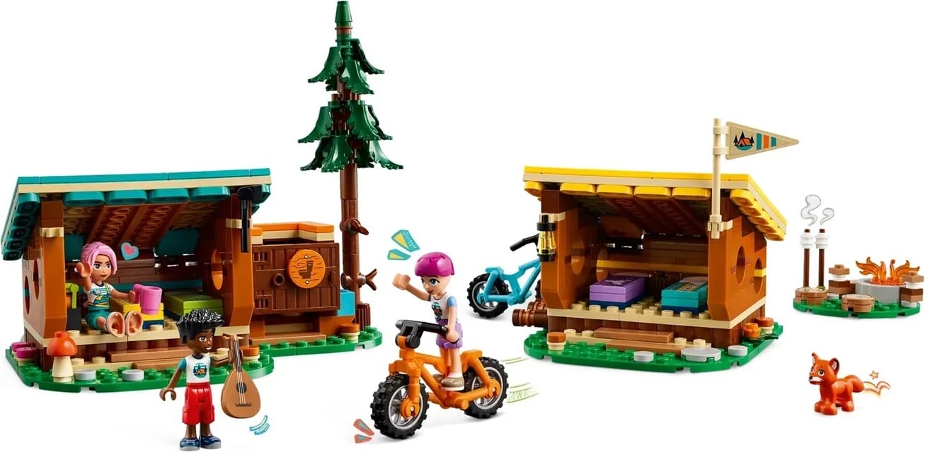 Blloqe LEGO Friends 42624 Adventure Camp Cozy Cabins