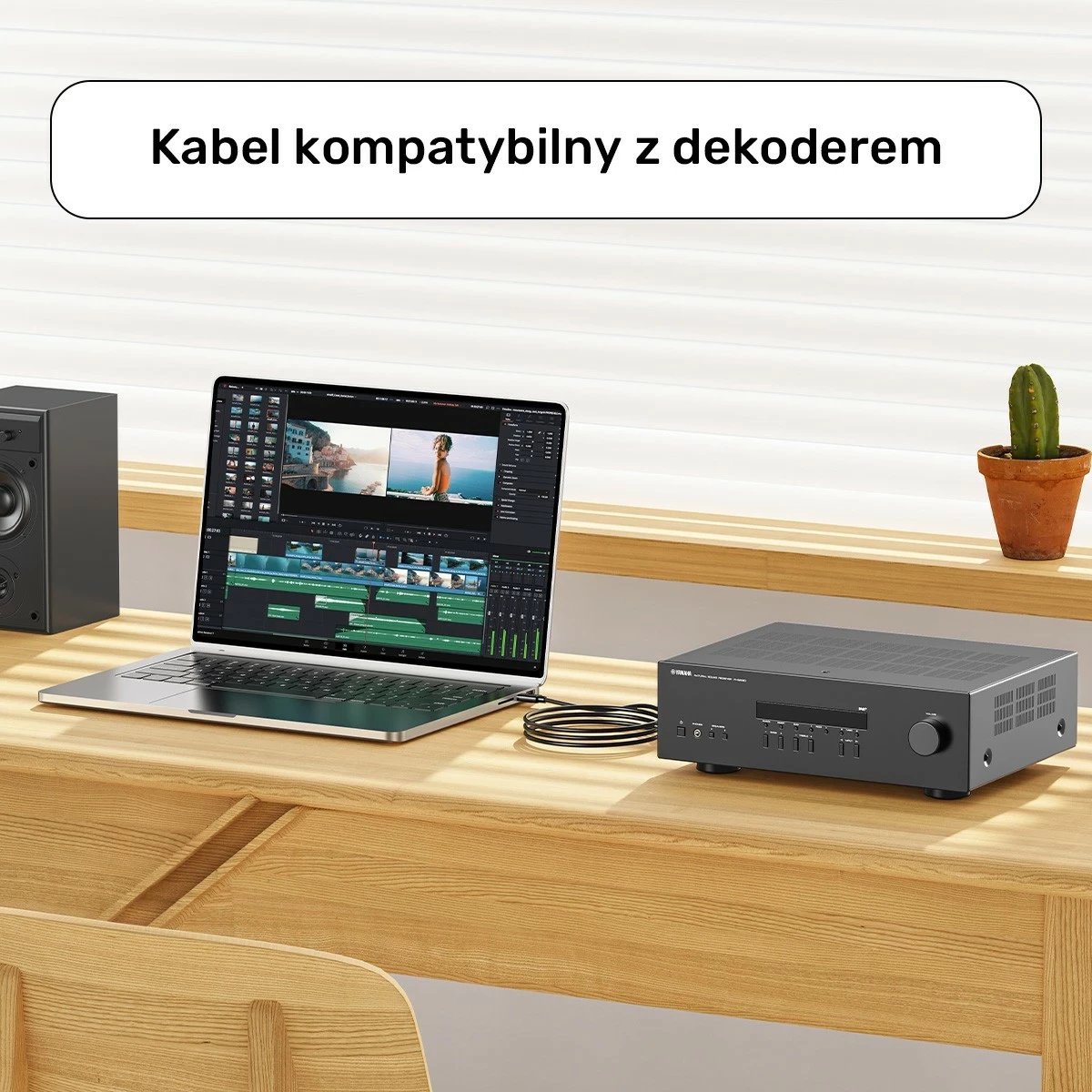 Kabëll Unitek, USB-C në USB-B 2.0, 2m, i zi