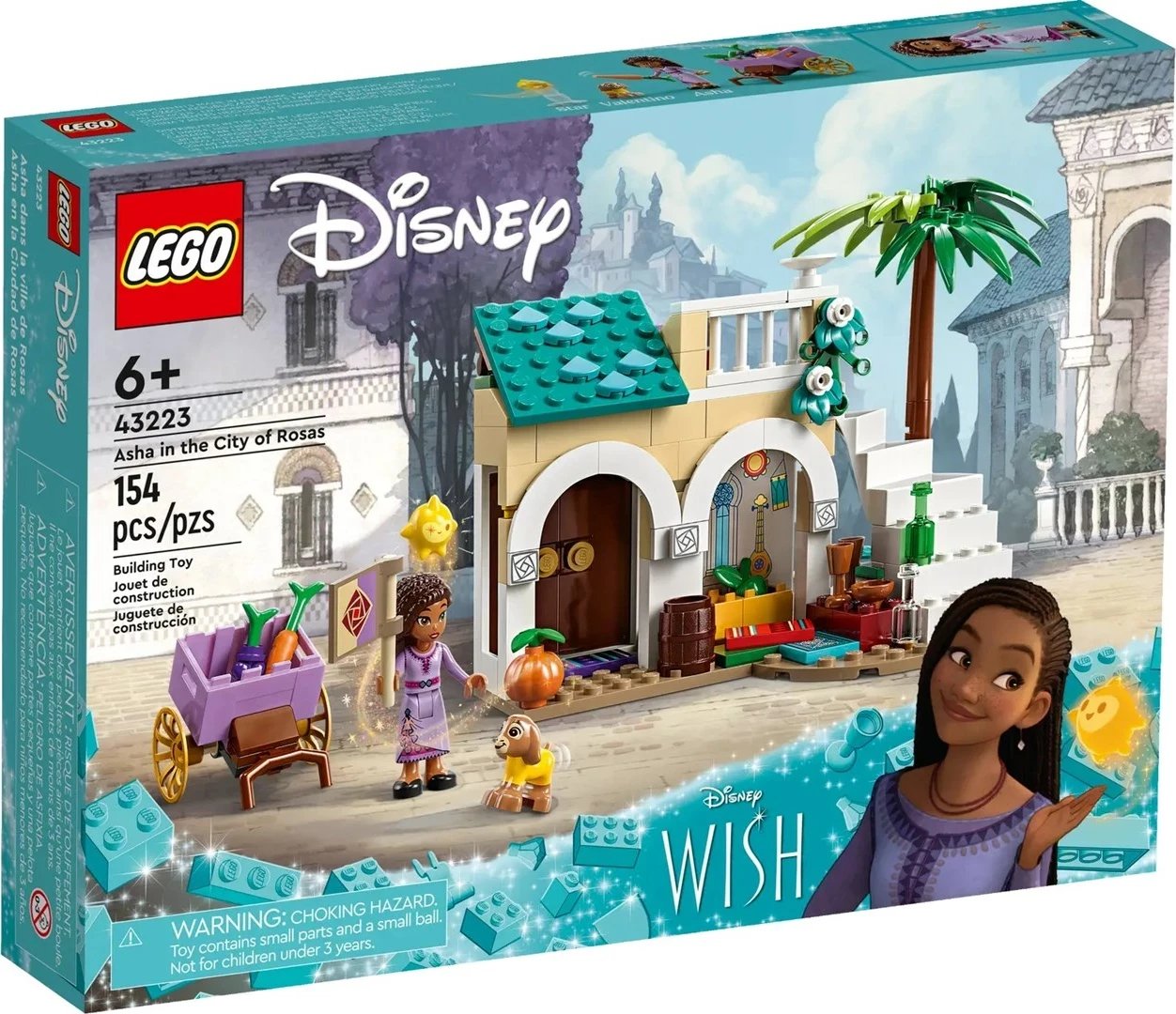 Set LEGO Disney 43223 Asha në Qytetin e Rosas