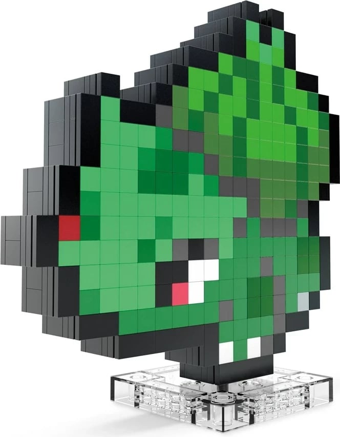 Set ndërtimi MATTEL MEGA Showcase Pokémon Bulbasaur, Plastikë